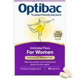 Optibac Probiotics primer plano de una cápsula que destaca su textura y calidad