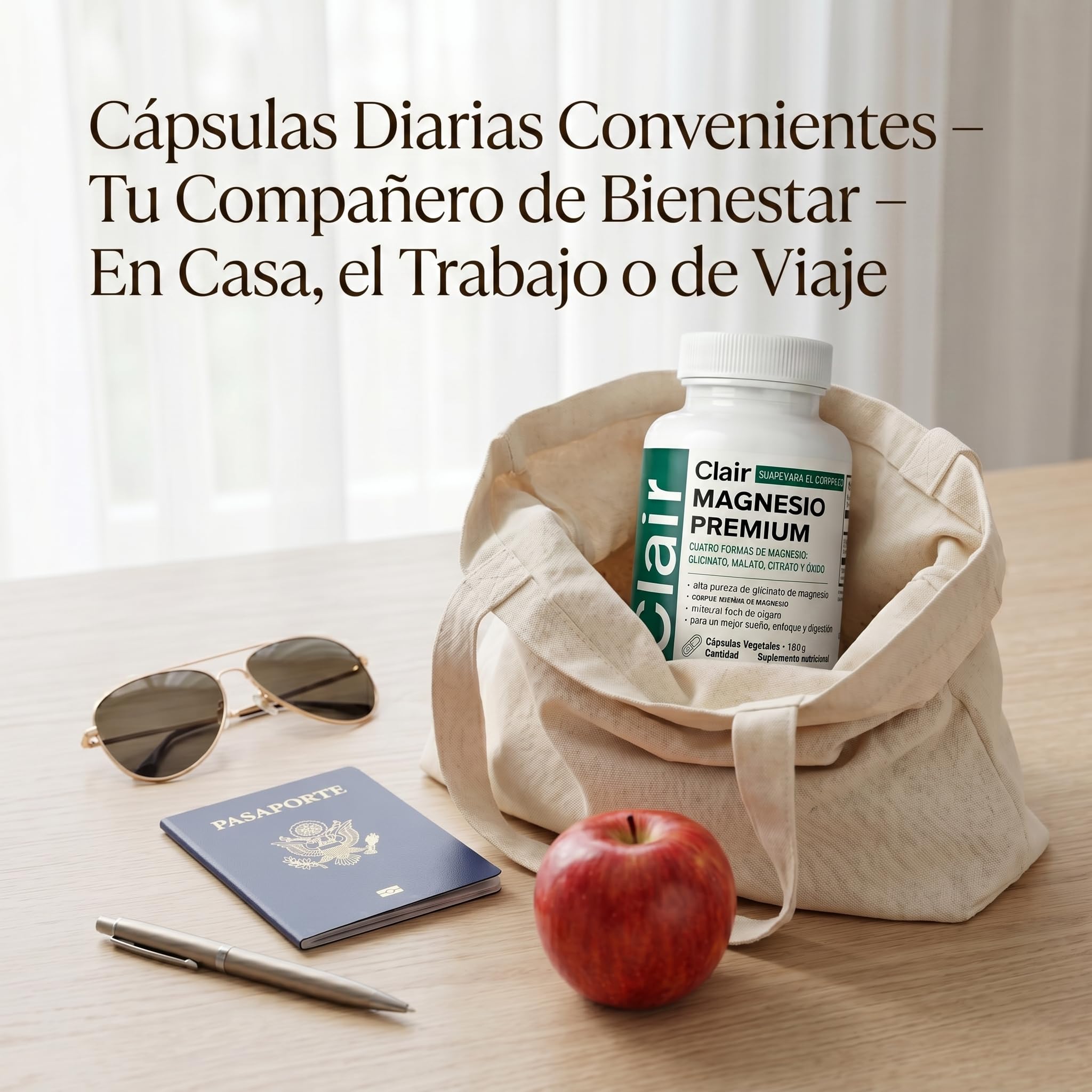 Optifusion Clair sellos GMP y vegano que certifican estándares de calidad y confianza