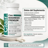 Optifusion etiqueta con ingredientes y hechos limpios para transparencia