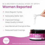 Optify medición con cucharilla vertida en vaso, dosificación precisa y práctica