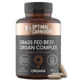 Optimal Carnivore frasco frontal mostrando el envase y beneficio de conveniencia