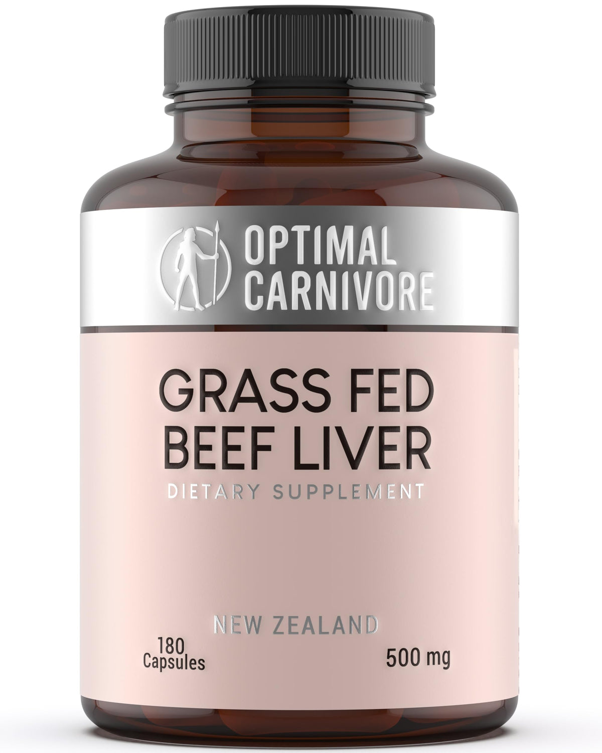 Optimal Carnivore pack frontal mostrando 180 cápsulas y beneficio conveniencia