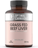 Optimal Carnivore pack frontal mostrando 180 cápsulas y beneficio conveniencia