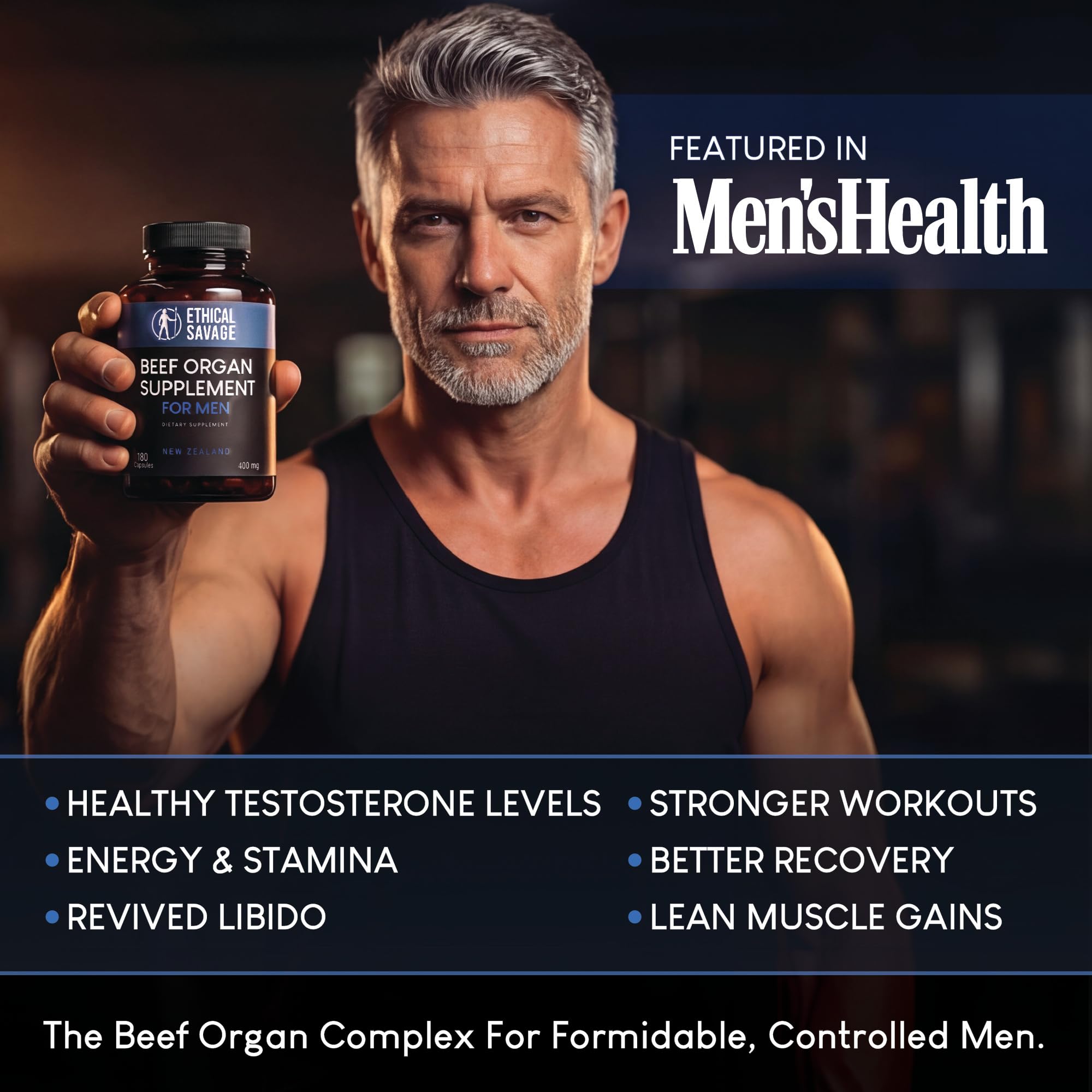 Optimal Carnivore polvo reconstituido en vaso para ver textura y mezcla nutritiva