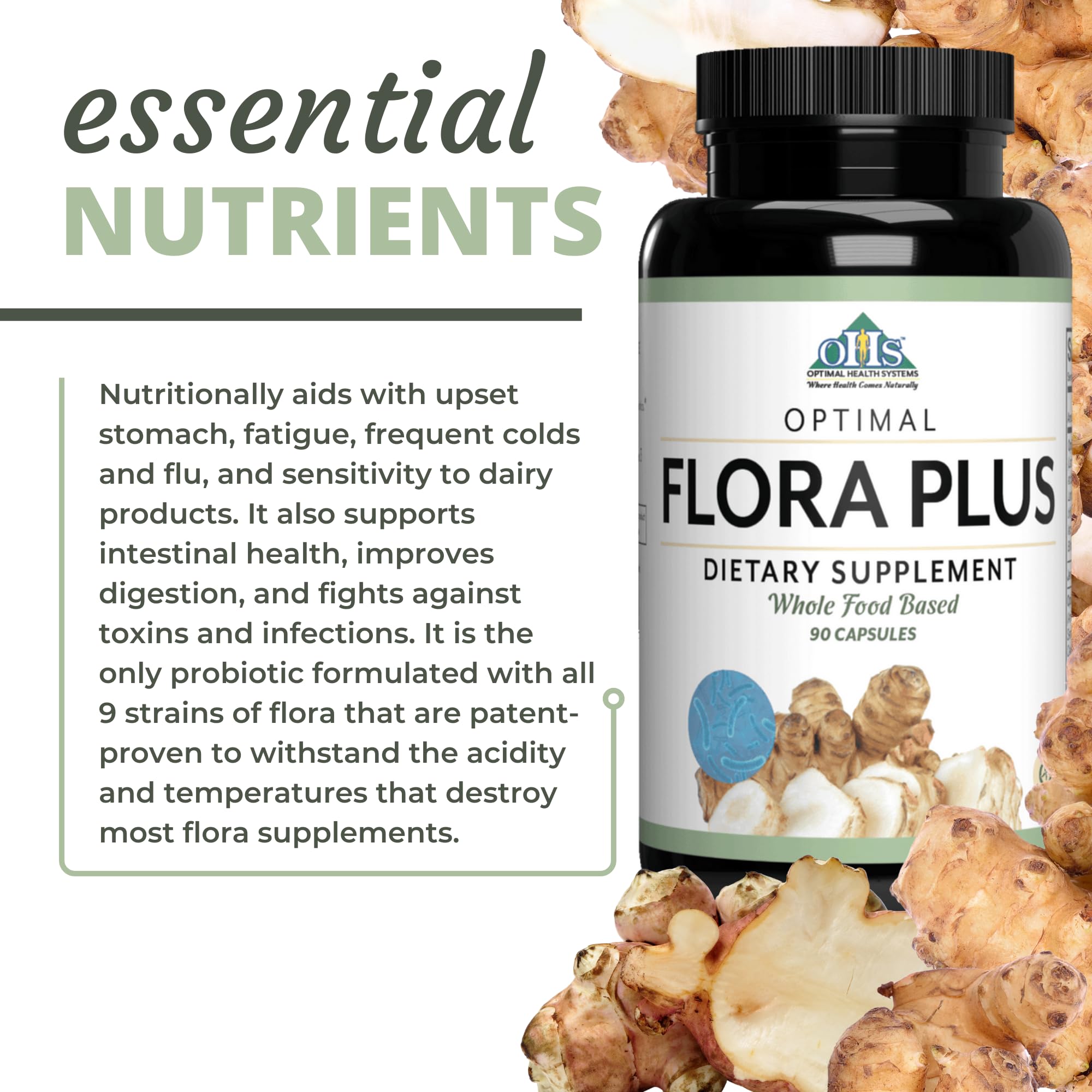 Optimal Health Systems alcachofa ingrediente botánico para soporte digestivo