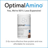 OptimalAmino stick pack portátil sabor mocha, fácil llevar y consumir