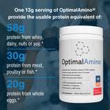 Atleta consumiendo OptimalAmino en el gimnasio para recuperación inmediata
