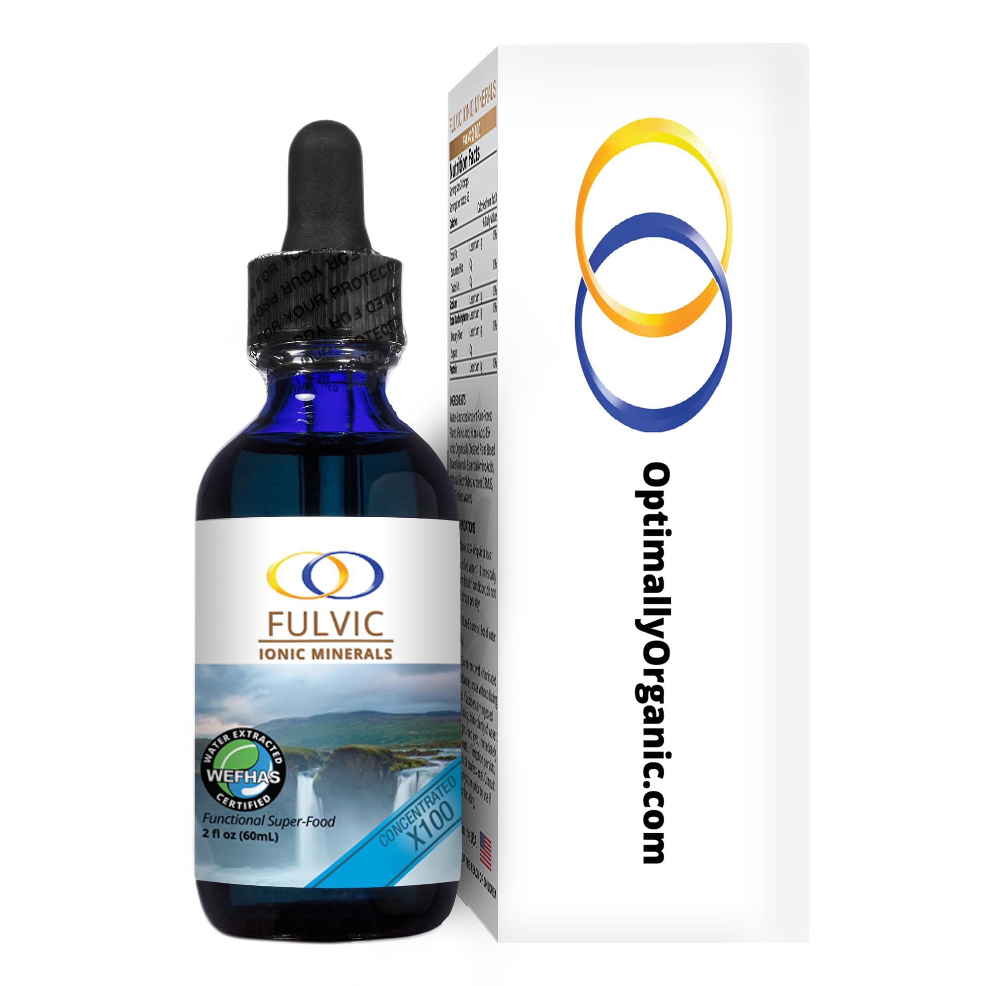 Optimally Organic gotero dispensando concentrado, dosificación precisa y cómoda