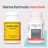 Optimox Androvite etiqueta con ingredientes legibles, beneficio: transparencia de formulación