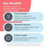Optimox Iodoral etiqueta con ingredientes y estándares de pureza