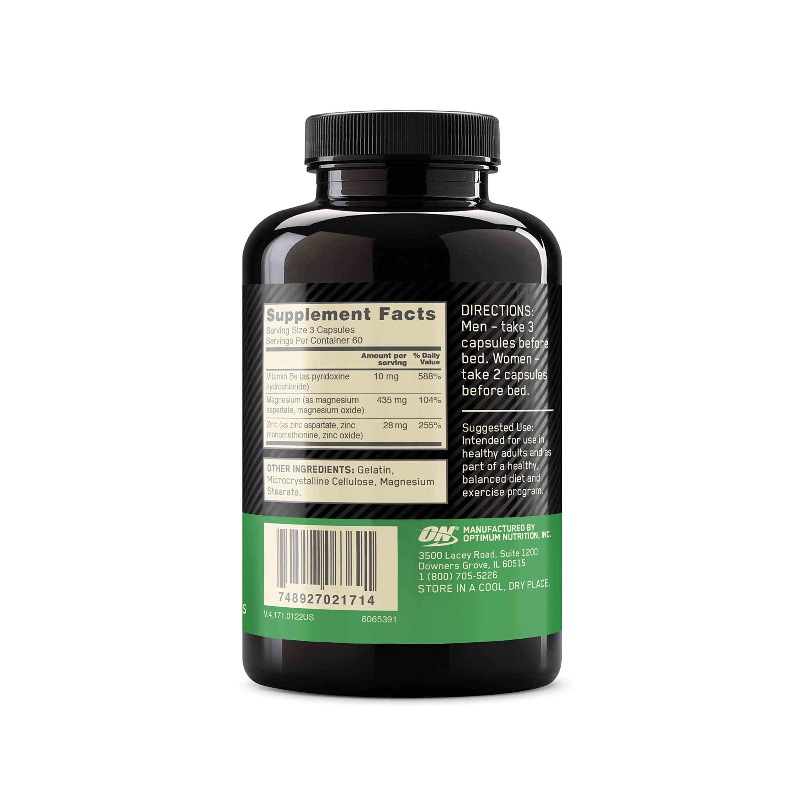 Optimum Nutrition frasco en entorno de gimnasio sugiriendo uso en rutinas activas