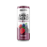 Optimum Nutrition comparación en mano mostrando tamaño portátil y conveniencia