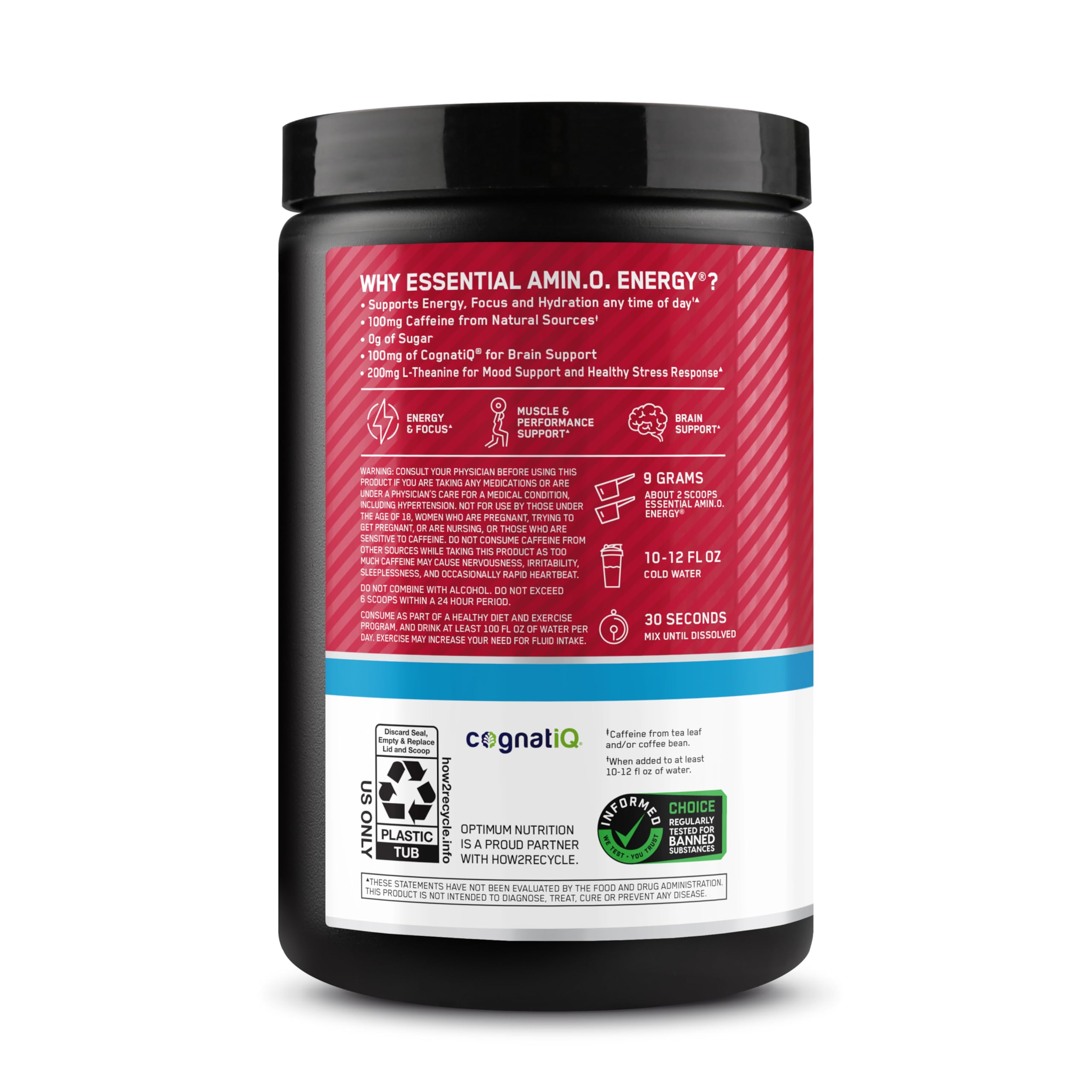 Escena de estilo de vida activo con Optimum Nutrition apoyando rutinas diarias