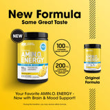 Optimum Nutrition etiqueta nutricional destacando aminoácidos y electrolitos