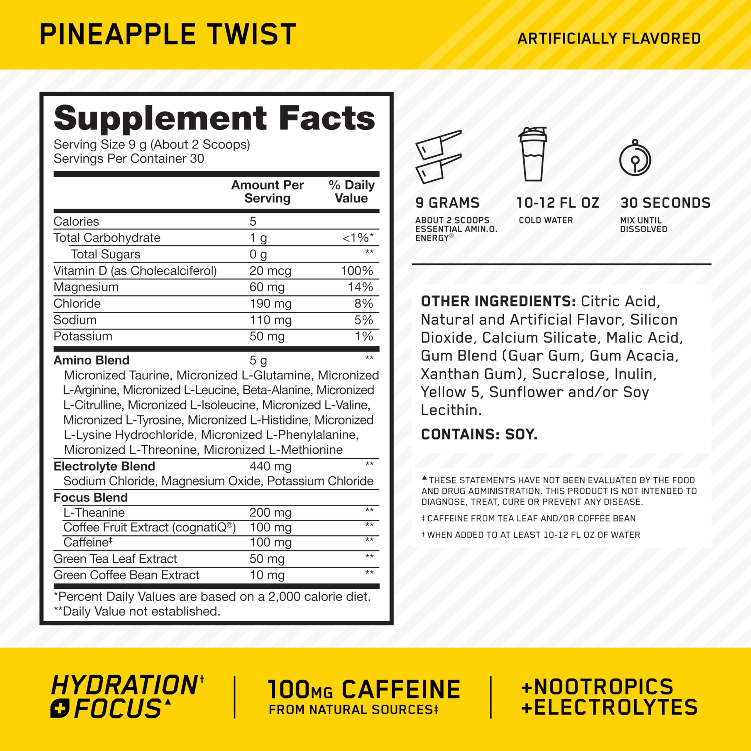 Optimum Nutrition polvo cercano texturizado que facilita mezcla y disolución