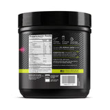 Atleta sosteniendo Optimum Nutrition Amped antes de iniciar la rutina