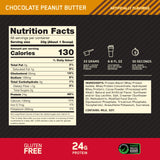 Optimum Nutrition batido servido en vaso, nutritivo y fácil de preparar