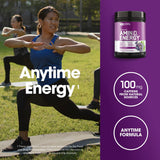 Optimum Nutrition vaso con bebida uva Concord Grape listo para consumir tras mezclar