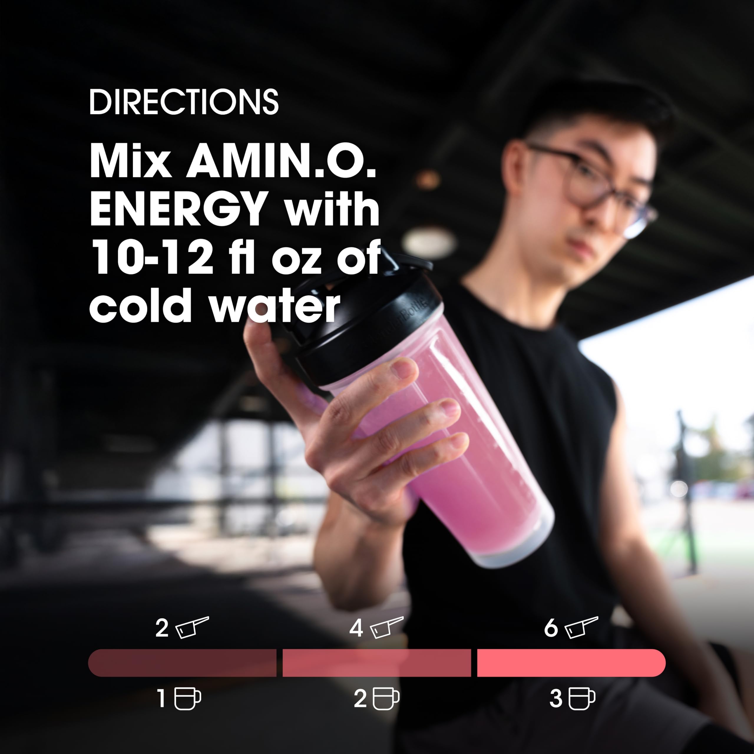 Optimum Nutrition bote abierto mostrando contenido y fácil acceso