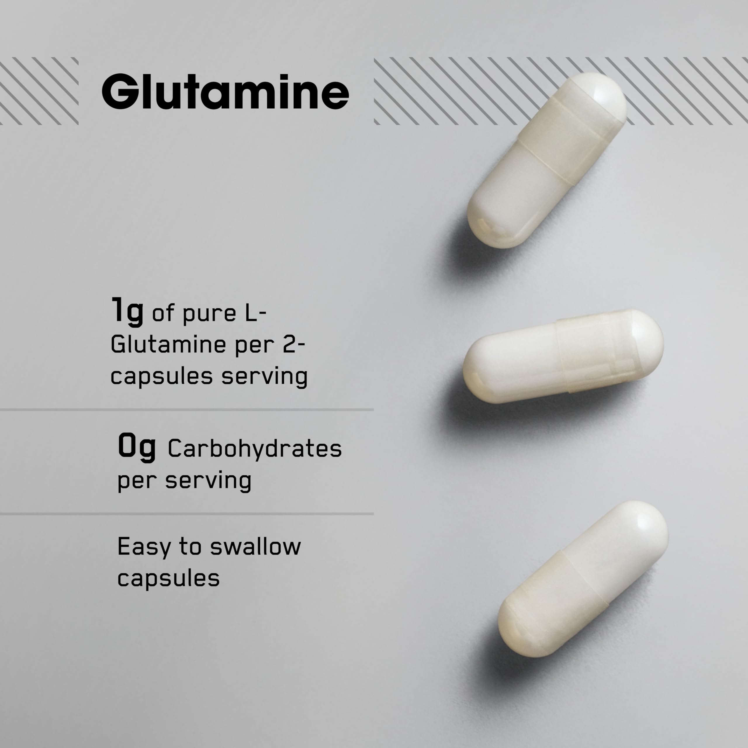Optimum Nutrition cápsulas en primer plano, textura y tamaño para ingestión cómoda