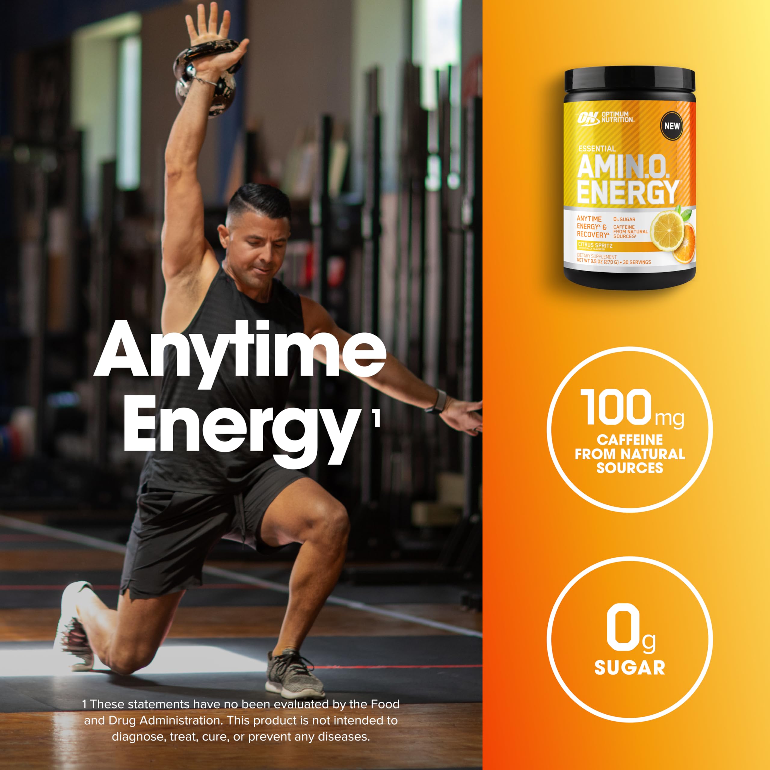 Optimum Nutrition cucharilla con porción para medir consumo preciso