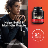 Comparación de escala del envase de 5 libras de Optimum Nutrition para ahorro por porción
