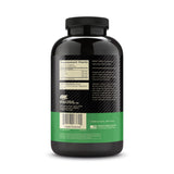 imagen comparativa de envase Optimum Nutrition mostrando 200 servicios y tamaño