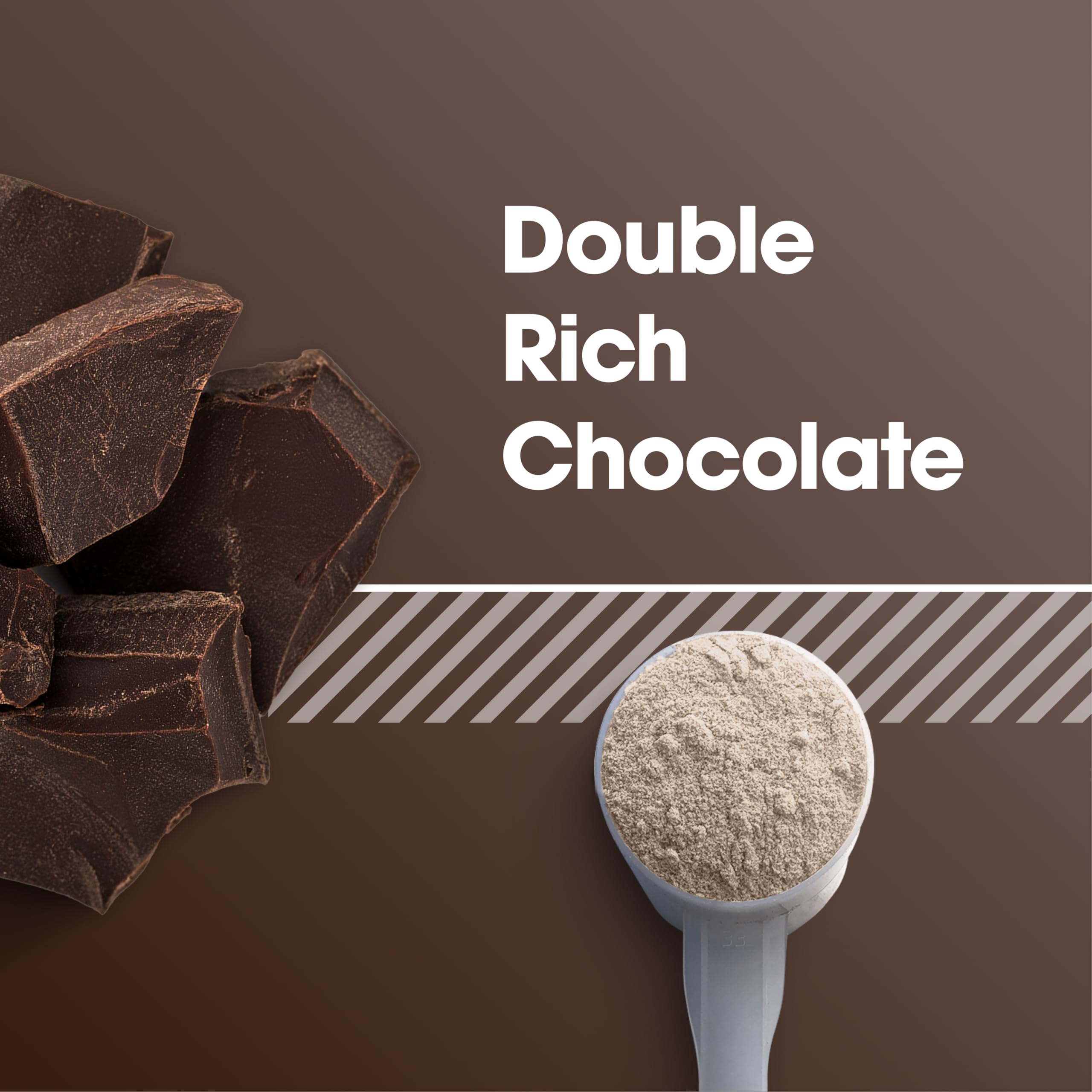 Optimum Nutrition cuchara con polvo destacando 24 g de proteína por porción