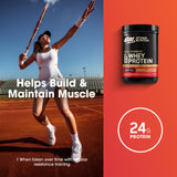 Optimum Nutrition cucharada medidora con polvo lista para servir