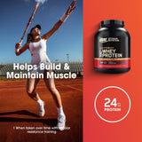 Optimum Nutrition cucharada con porción exacta para control de proteínas