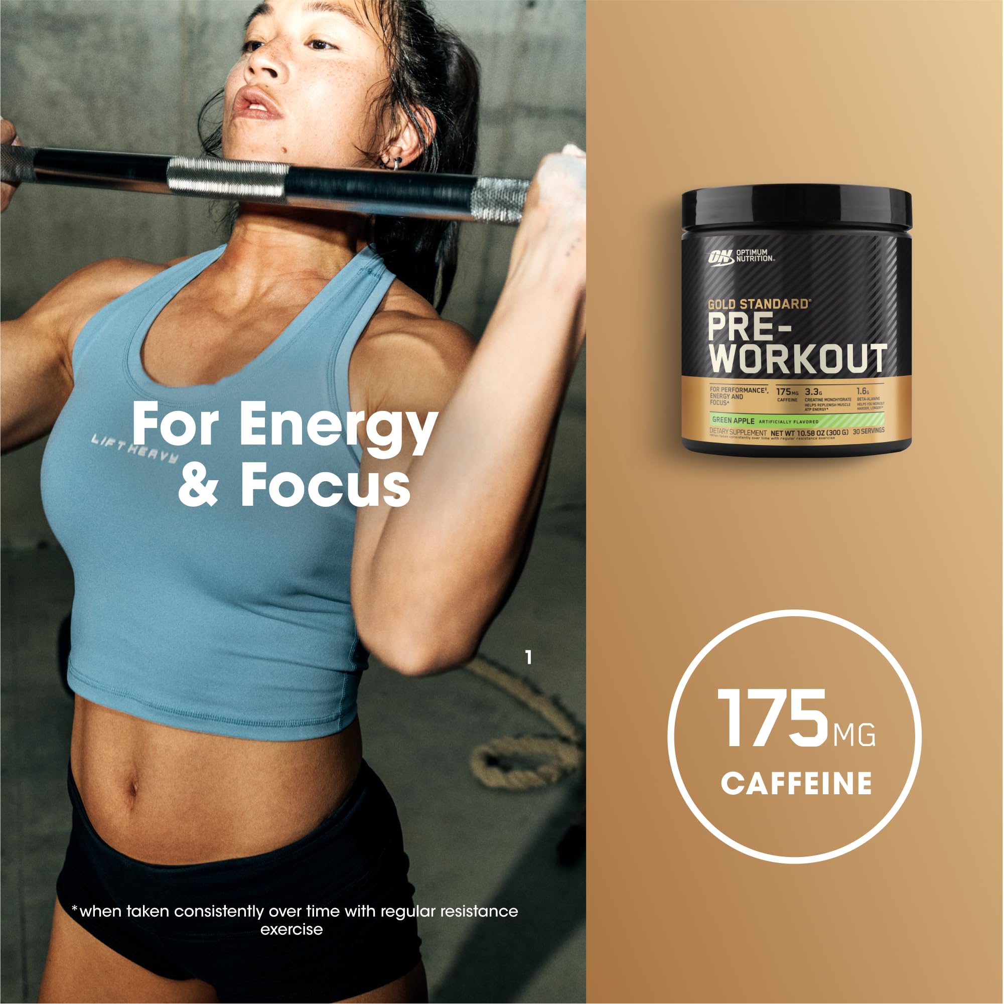 Optimum Nutrition etiqueta con ingredientes y dosis claras