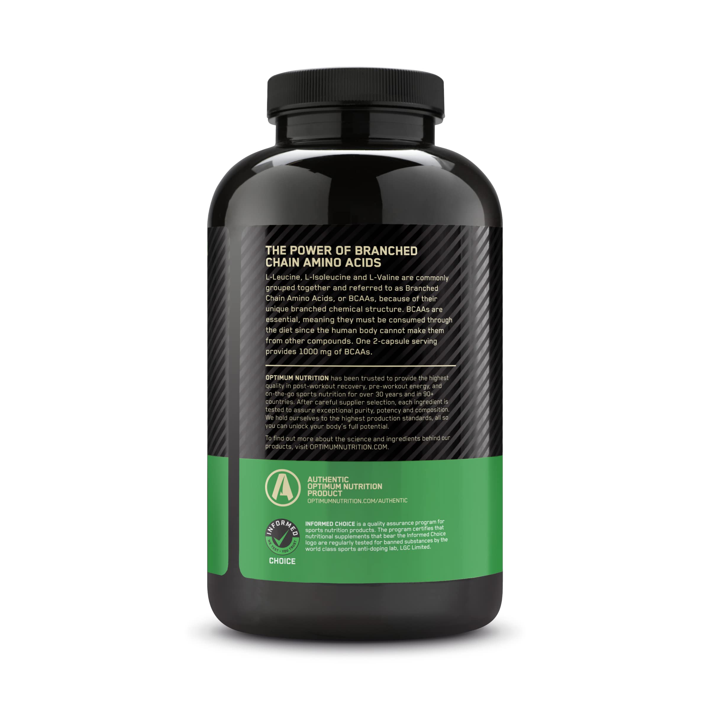 envase Optimum Nutrition en gimnasio, fácil de llevar en la mochila deportiva