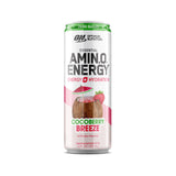 Optimum Nutrition lata en mano para comparar tamaño y portabilidad