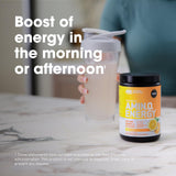 Optimum Nutrition etiqueta nutricional enfocada en aminoácidos e ingredientes