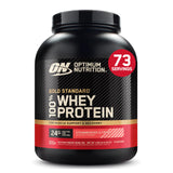 Optimum Nutrition envase frontal mostrador, identificación clara y conveniencia