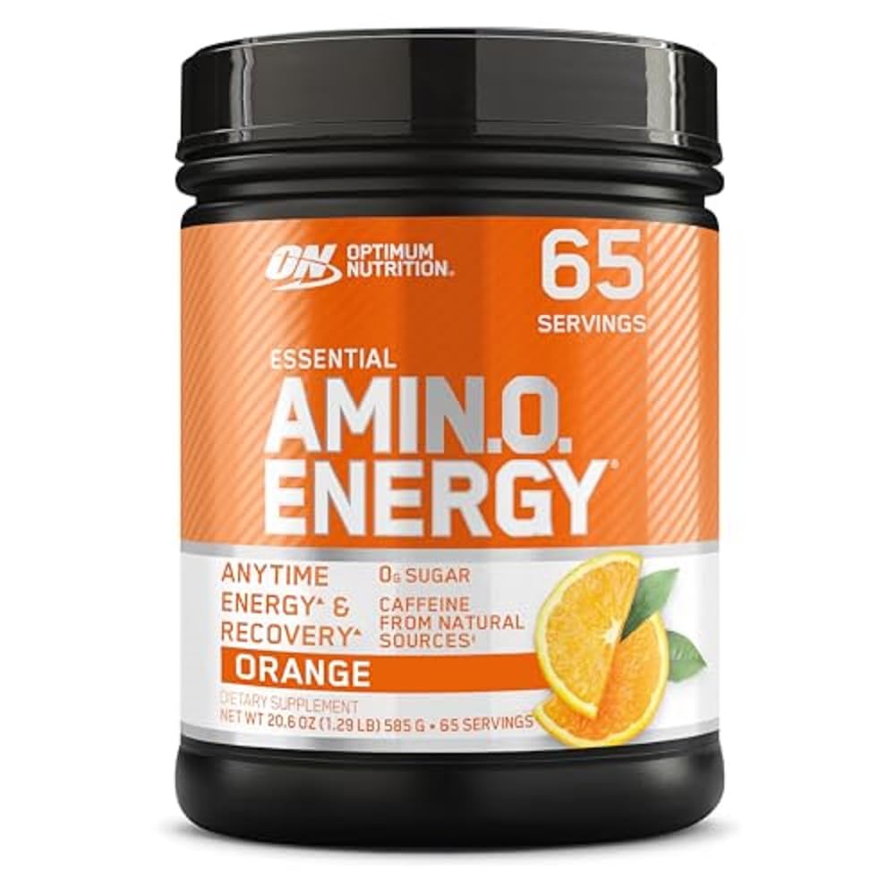 Envase Optimum Nutrition Orange Cooler mostrando diseño y beneficios energéticos