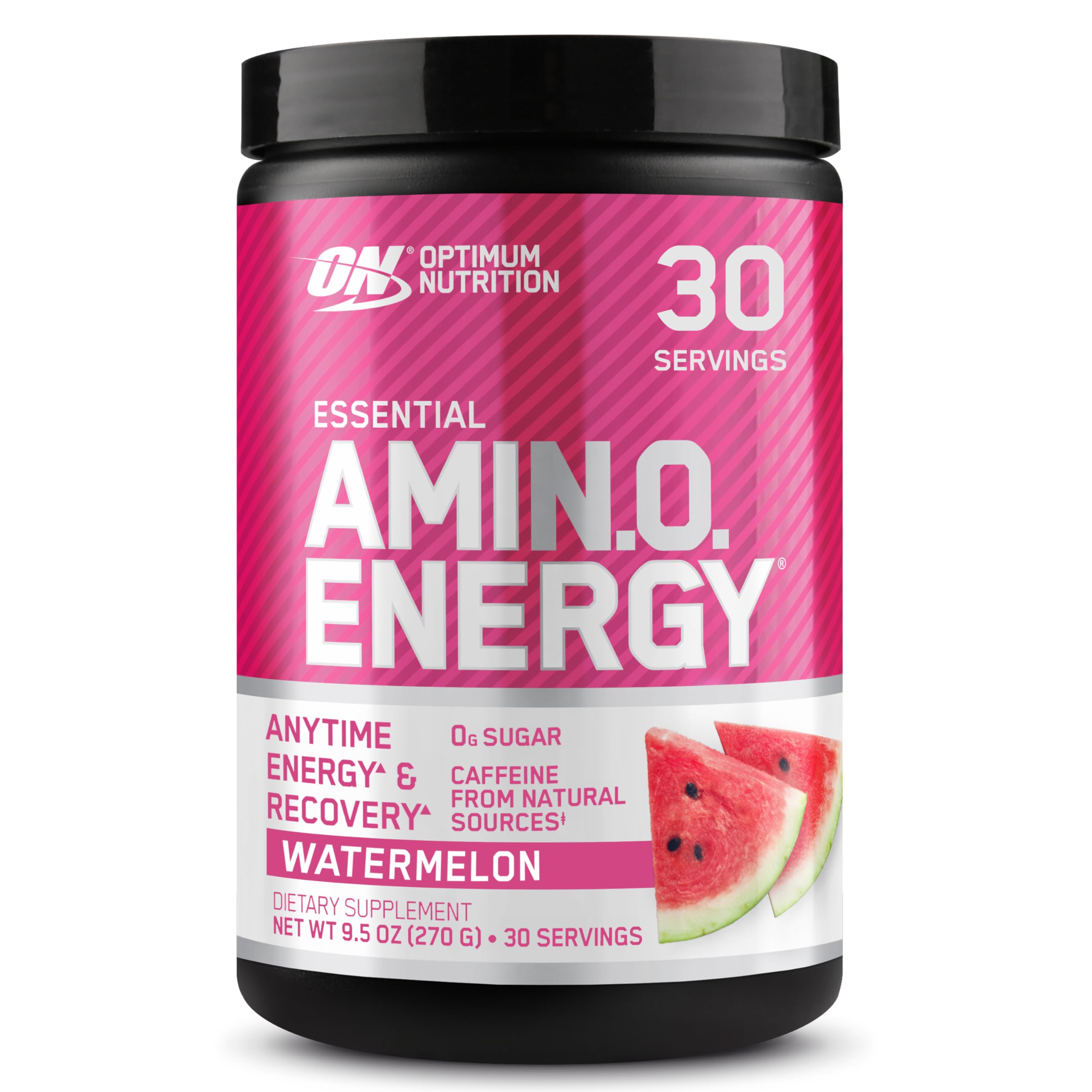 Optimum Nutrition frente del envase mostrando la marca y formato práctico