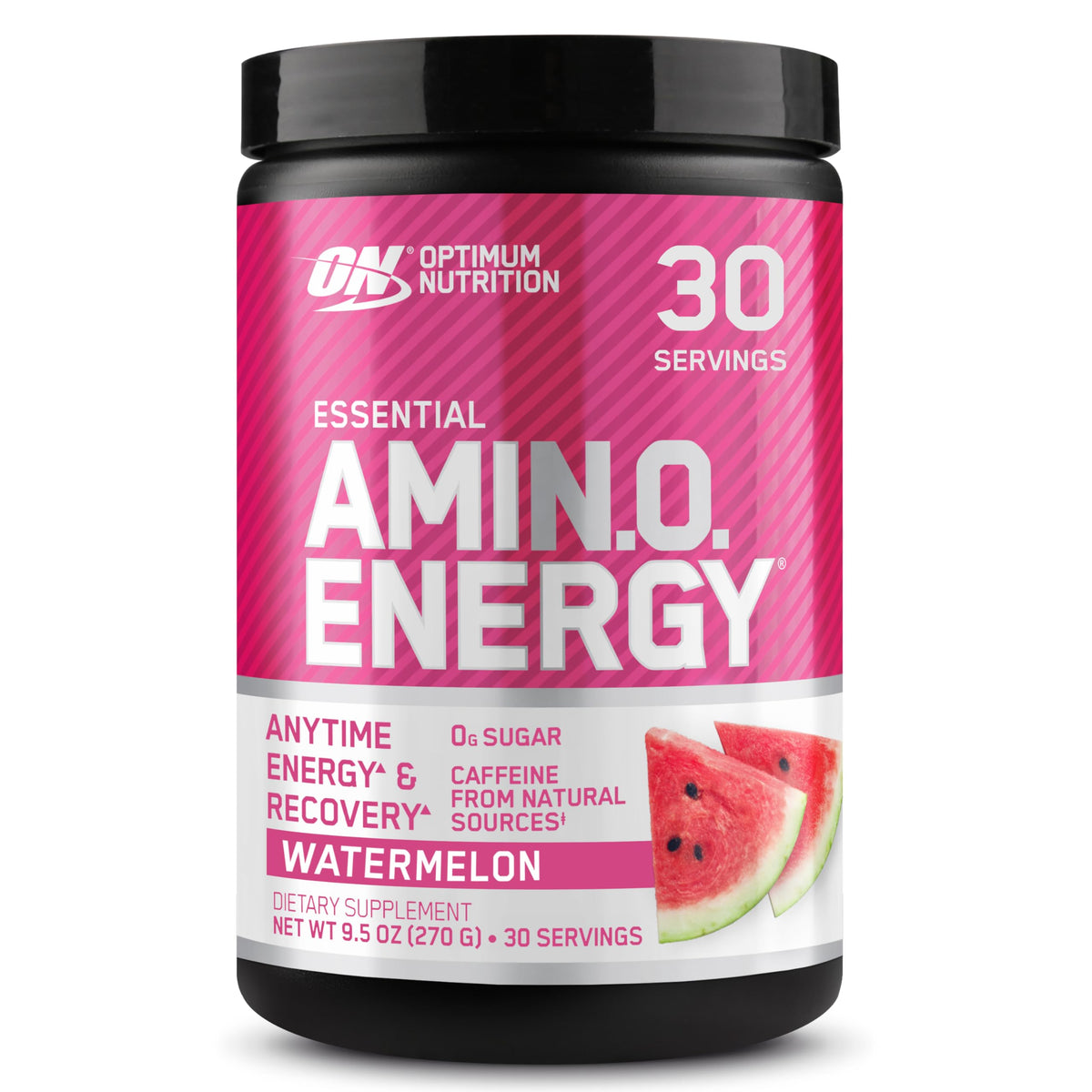Optimum Nutrition frente del envase mostrando la marca y formato práctico