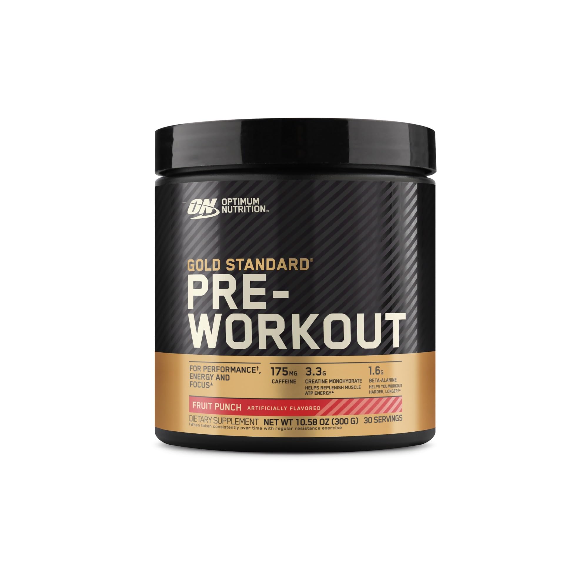 Optimum Nutrition envase frontal mostrando diseño y conveniencia para llevar
