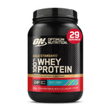 Optimum Nutrition envase frontal 2 lb mostrando etiqueta y sabor Fruity Cereal
