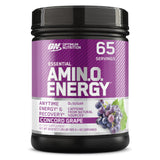 Optimum Nutrition envase frontal Concord Grape mostrando 65 servicios y beneficios