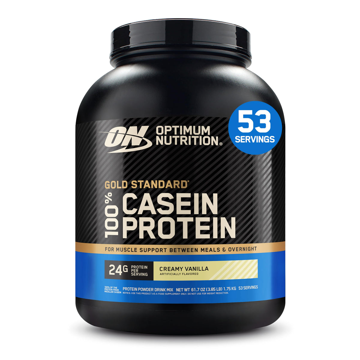 Optimum Nutrition envase frontal mostrando la marca y beneficio de recuperación