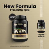 Optimum Nutrition polvillo chocolate detalle de textura y mezcla fácil