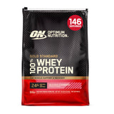 Optimum Nutrition vista frontal del envase mostrando identidad y fácil reconocimiento