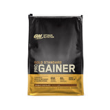Optimum Nutrition bote frontal mostrando el sabor Double Chocolate y beneficios