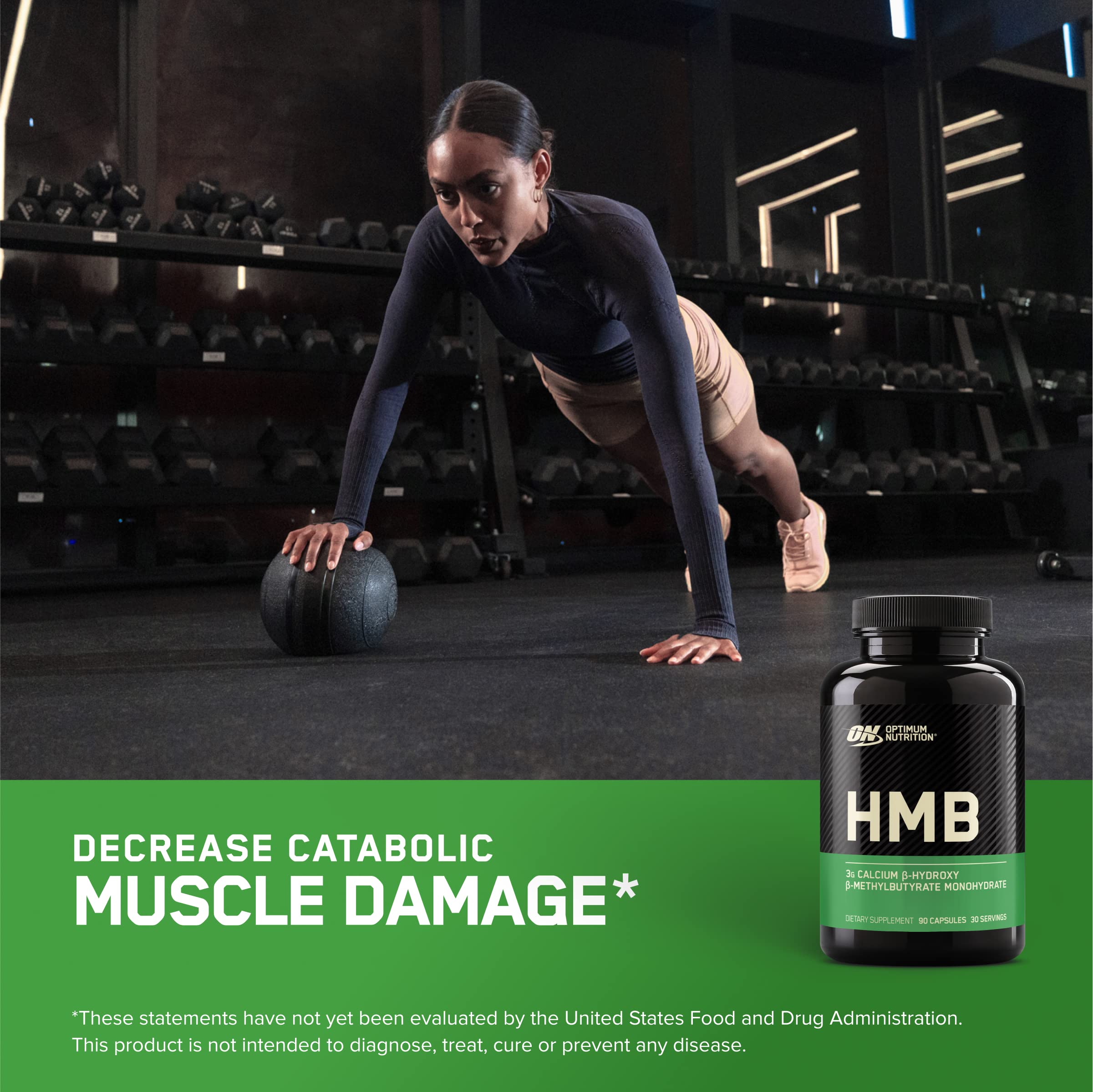 Optimum Nutrition etiqueta con información de dosis y control de calidad