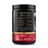 Optimum Nutrition lista de ingredientes y certificación Banned Substance Tested