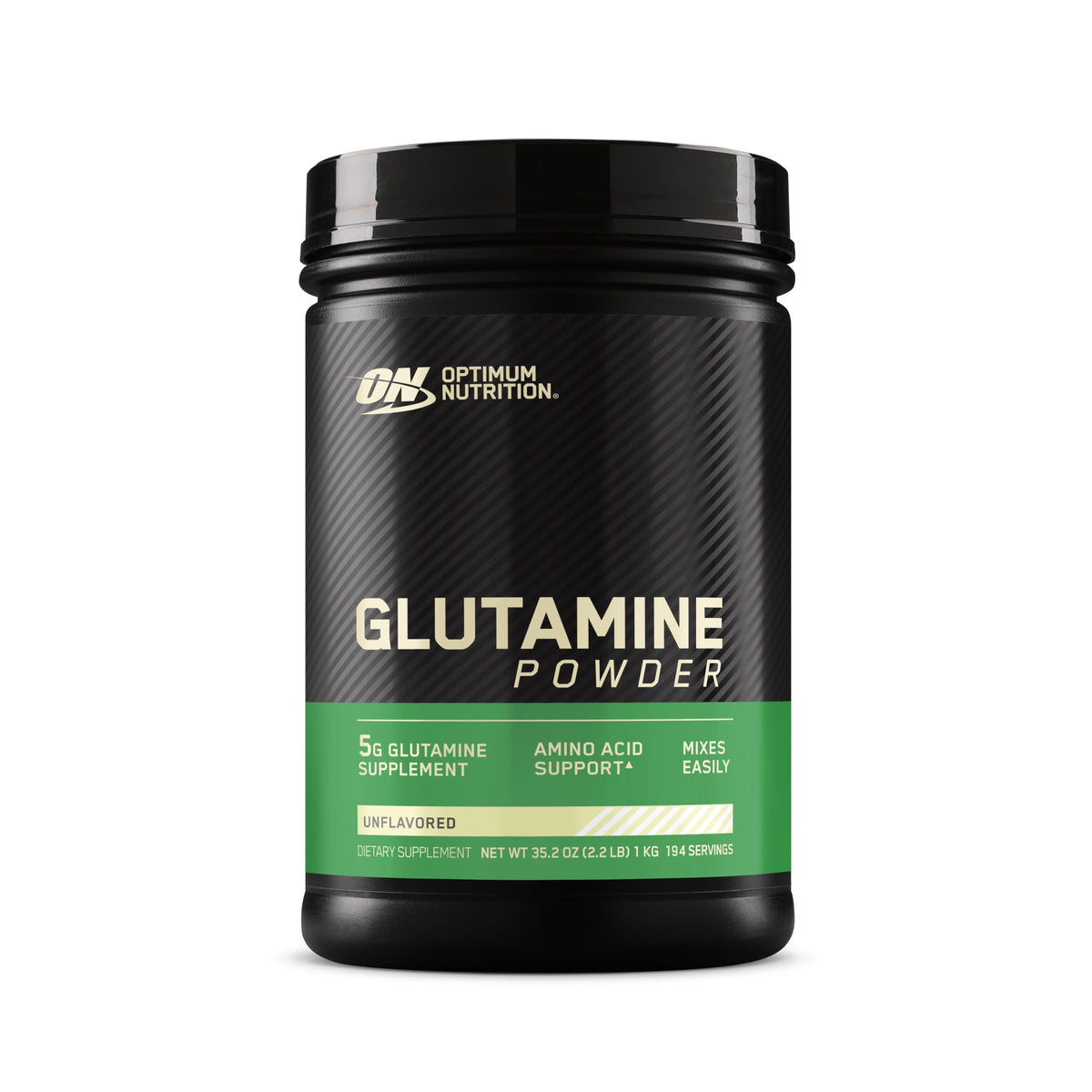 Optimum Nutrition envase frontal que muestra producto profesional y confianza