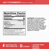 Optimum Nutrition lata abierta con bebida lista para consumo y enfoque