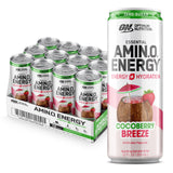 Optimum Nutrition lata frontal Cocoberry mostrando diseño y conveniencia